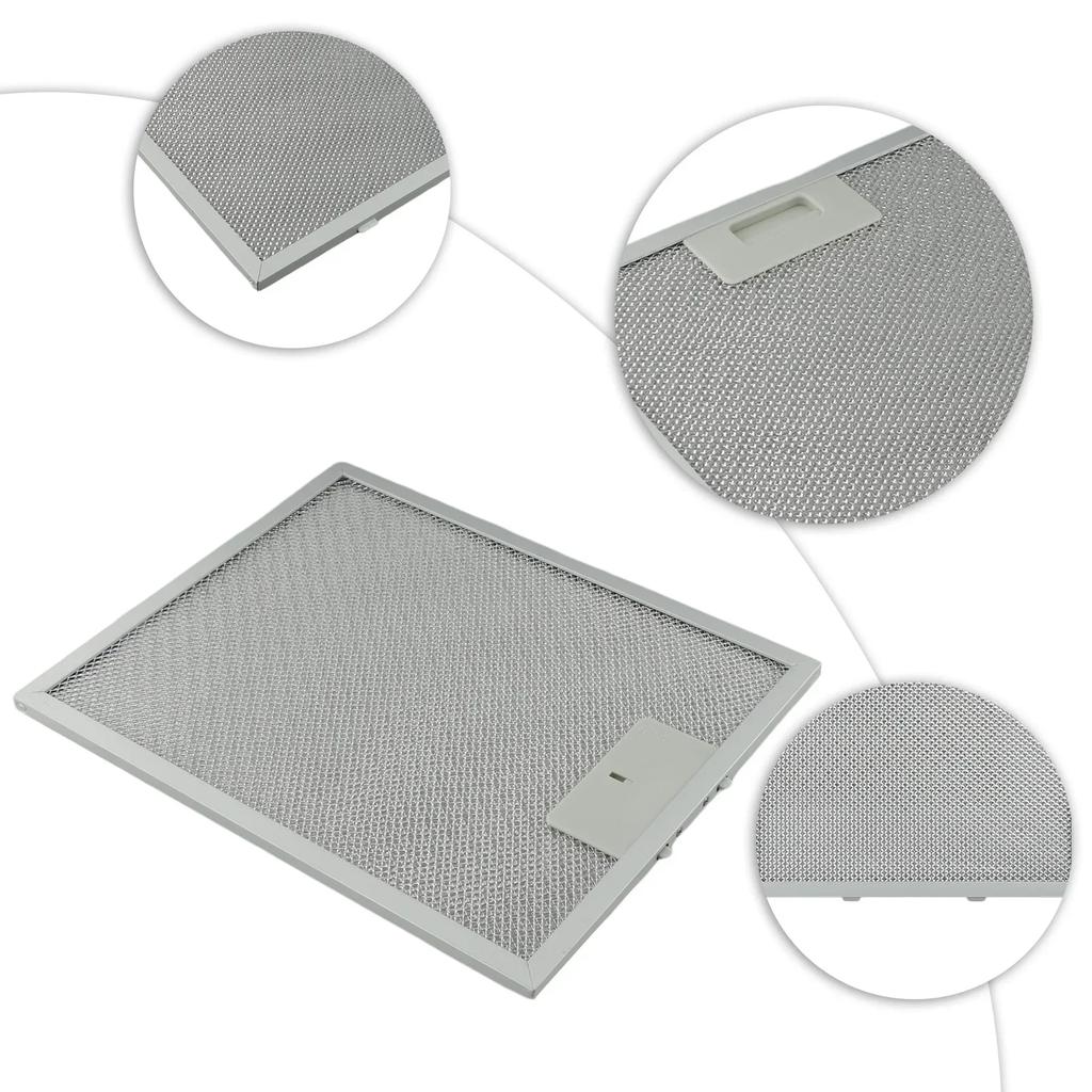 Практичный серебряный фильтр для вытяжки 310x250x9 мм, специальное украшение, прочный, удобный в использовании, легко чистится, долговечный