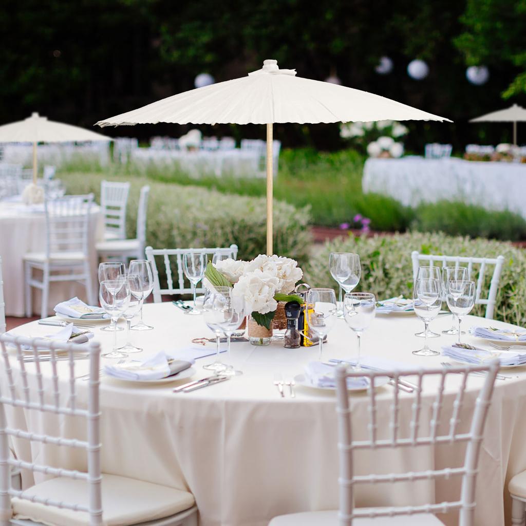 Зонтики для свадебного фото косплея реквизит бумага деревянная ручка китайский винтаж DIYбелый зонт летняя вечеринка пляж декор подарок