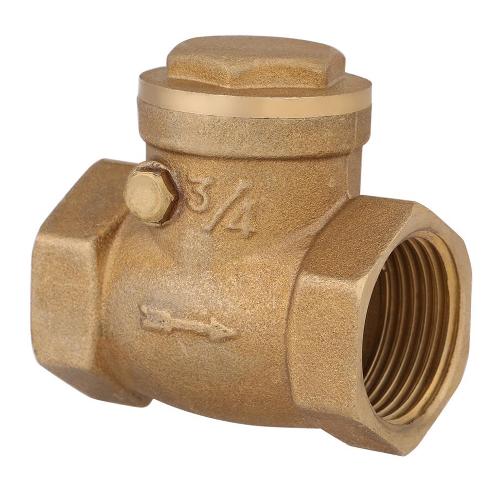 1pc DN20 Female Thread Brass NOn Return Swing Check Valve 232PSI Prevent Water Backflow