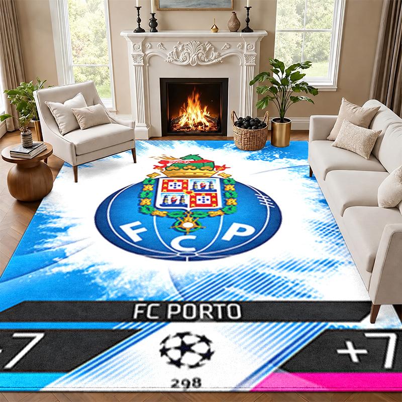 FC Porto Carpet Door Mat for Living Room or Bedroom Protective Mat Under Chair Office Decoration Christmas Gift Birthday Present