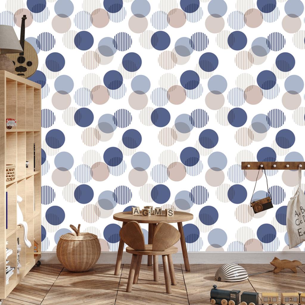 Modern Abstract Dots Wallpaper for Living Room and Bedroom 50x1000