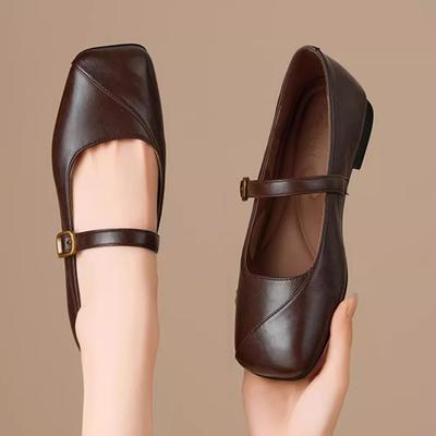 Модные балетки Женские лоферы Обувь Квадратный носок Модная Платье Спортивная обувь Неглубокие Новые сандалии Женские 2025 Дизайнерская Роскошная Обувь Женская