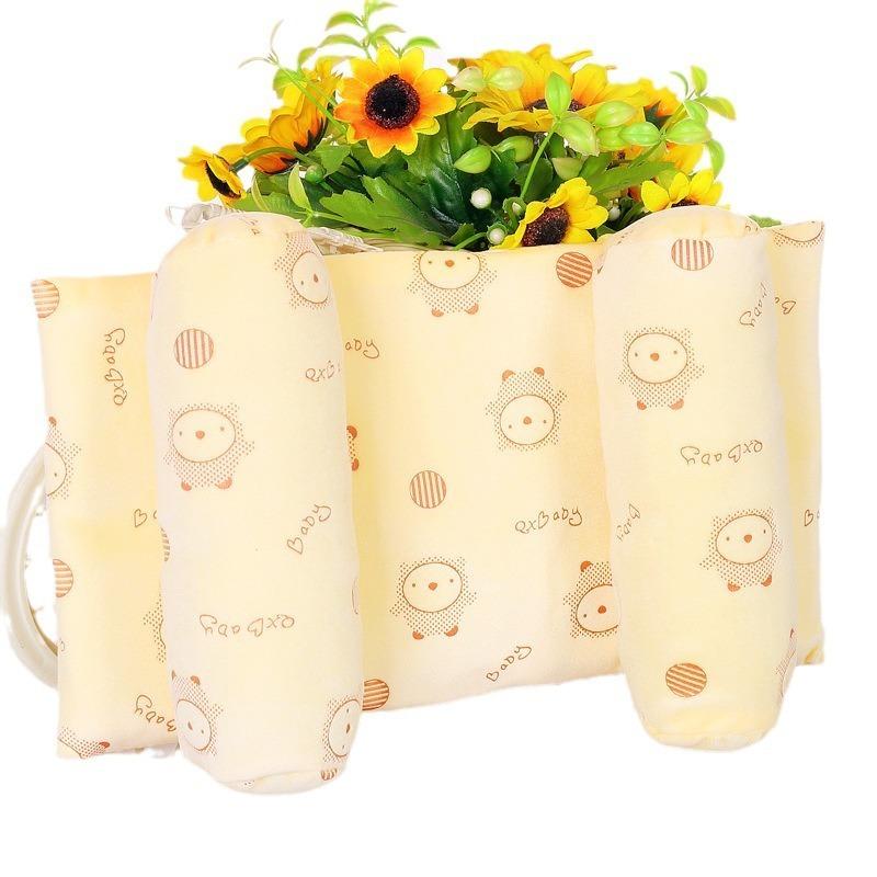 Newborn Baby Baby Pillow Baby Pillow Anti-biased Head Shaping Pillow Pure Cotton Diamond Velvet Pillow