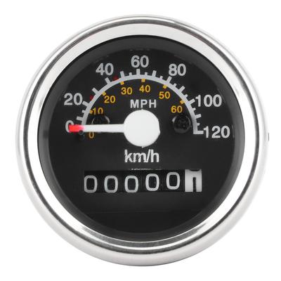 Мотоциклетный спидометр одометр 12 В 99999 км 0120 км/ч Круглый прибор со светодиодной подсветкой