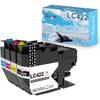 Совместимый чернильный картридж - GATO NEGRO - LC422 - 4 картриджа - 550 страниц - Многоцветный