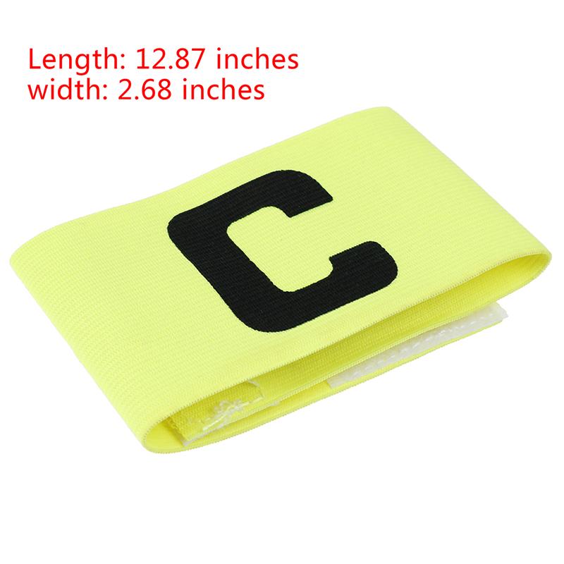 1 Pcs Football Soccer Armband Leader Match Captain Armband Adjustable