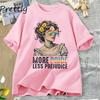 More Pride Less Prejudice T Shirt LGBTQ TShirt Pride Month LGBTQ Tshirt Casual Cotton Short Sleeve Round Neck Women Clothes