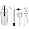 Коктейльный шейкер из нержавеющей стали, миксер для вина, Мартини, Бостонский шейкер для бармена, вечерние барные инструменты, 550 мл/750 мл
