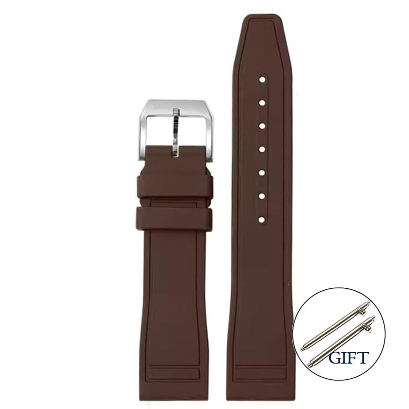 20 21 22mm Rubber Watchband for IWC for Pilot for PORTOFINO for PORTUGIESER Quick Release Strap Sport Bracelet Waterproof Band