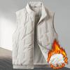 Autumn Lambswoolen Men's Vests Down Cotton Sleeveless Jacket Winter Thickened Jackets with Added Fleece Plus Size 10XL 9XL 8XL