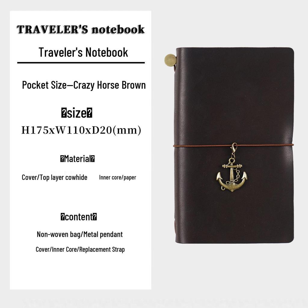 Дневник путешествий по Теннесси: Блокнот ручной работы из винтажной коровьей кожи