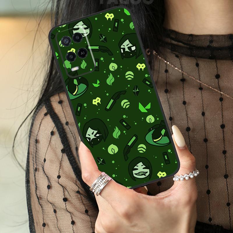 Чехол с артом персонажа игры Valorant для Oppo A78 A98 A18 A38 A58 A60 A80 A40 A96 A76 A16 A94 A74 A54 A15 A17 A57 A77 A5 Pro