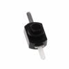 Latching Switch Mini Push Torch 10pcs Black + Silver