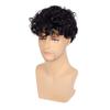 Синтетические афро кудрявые парики с челкой для мужчин парик короткие натуральные волосы мужской парик 80-е костюм Хэллоуин косплей парики