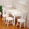 Accessories 1/12 Dollhouse Simulation Chair Doll House Decoration Wooden Table Table Furniture Toys