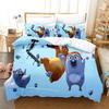 Grizzy and The Lemmings Bedding Set Single Twin Full Queen King Size Bed Set Adult Kid Bedroom Duvet Cover Sets 3D Print