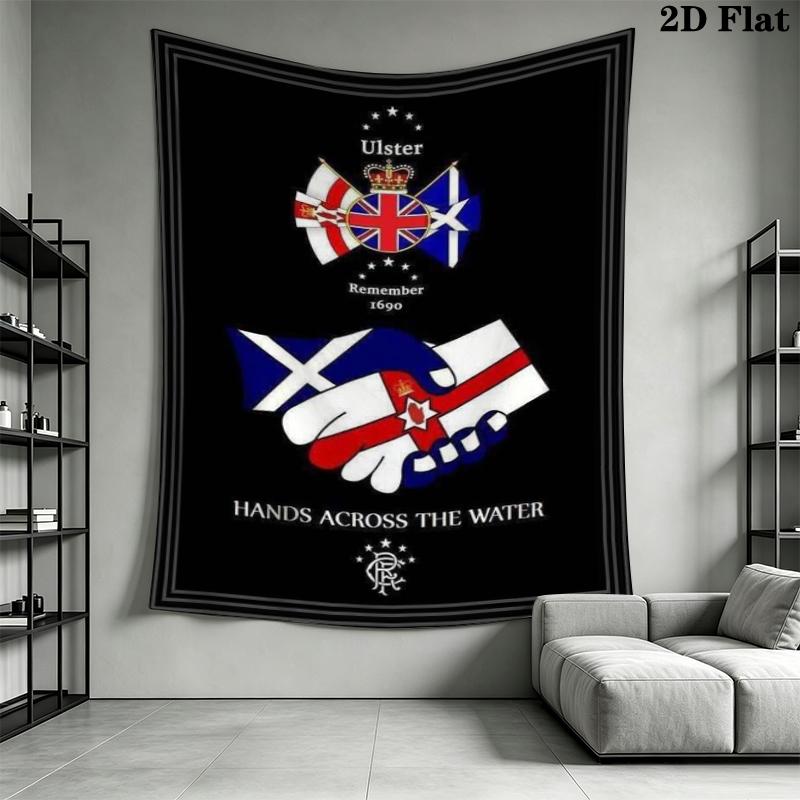 Ulster Wall Tapestry Aesthetic Wall Hanging Printed Fabric Blanket Decorative Tapestries for Bedroom Living Room Home Decor