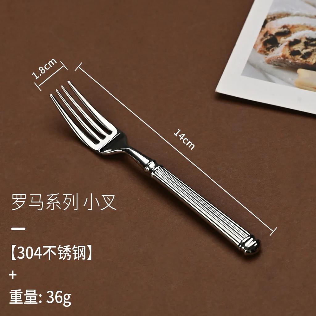 304 Stainless Steel Tableware Knives Forks and Spoons High Appearance Level Western Tableware In High-end Restaurant Steakhouse