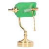 Miniature Dollhouse Vintage Green Table Lamp LED Desk Lights Decor for 1:12 Doll House