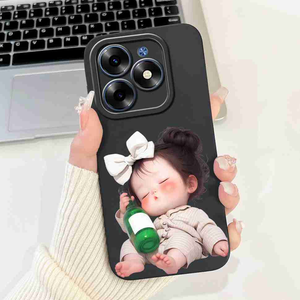 Silicone Casing For Tecno Spark Go 2024 BG6 Cases Soft Shell New Fashion Animal Phone Cover For Tecno SparkGo 2024 Bumper