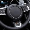 Airspeed Carbon Fiber Car Steering Wheel Stickers Decals Emblem Decoration Accessories for Jaguar XFL F-PACE XE XEL Car