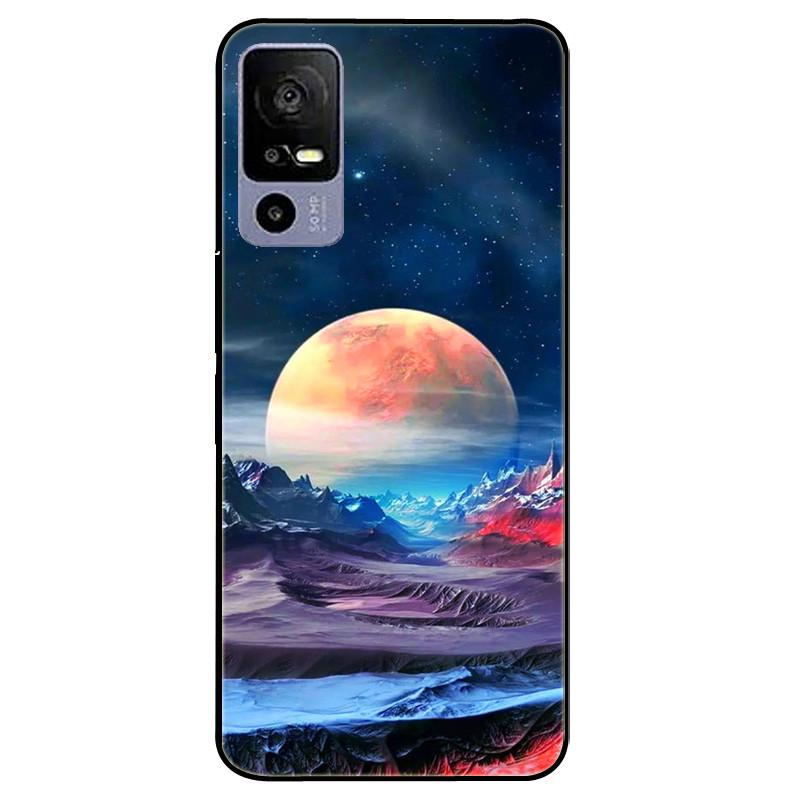Capa For TCL 40 NxtPaper 5G 2023 Lion Cat Soft Case Silicone Black Covers For TCL 40 NxtPaper 5G 40 NxtPaper Coque Fusion Bumper
