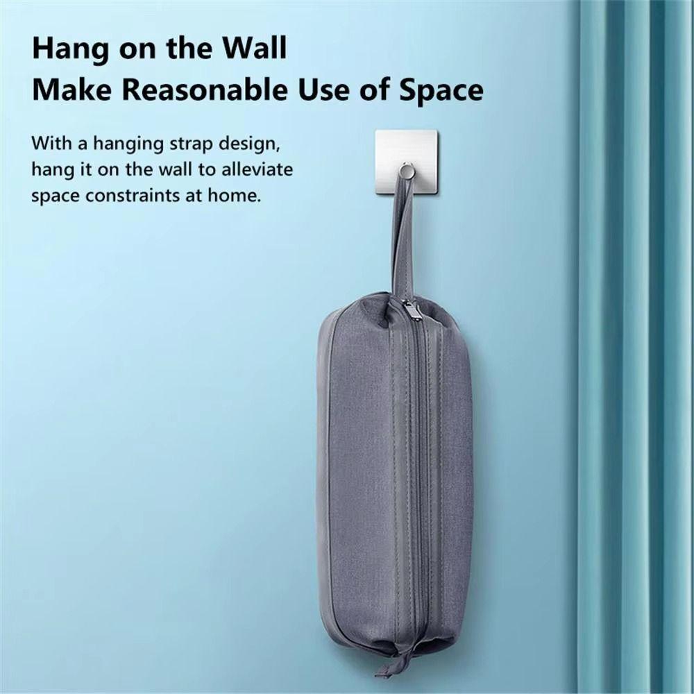 Пылезащитный дорожный кейс для укладки волос, портативный органайзер для щипцов для завивки, домашнее хранение