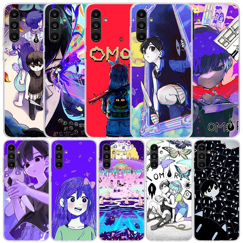Игровой мультяшный чехол O-Omori для Samsung Galaxy A17 A37 A57 A16 A26 A36 A56 A15 A14 A55 Чехол для телефона A13 A53 A25 A35 A24 A34 A23 A33