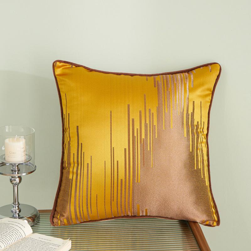 Jacquard High-precision Back Pillow Light Luxury Pillow Bed Bedside Pillow