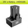 25V High Capacity Lithium Battery for Tool Accessories, Screwdriver Hand Drill 14800mAh