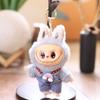 Cute Cartoon Rabbit With Overalls Plush Toy Pendant Keychain For Kids