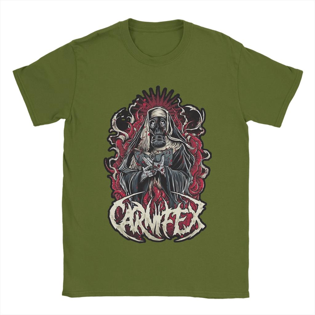 Унисекс Футболки Заупокойные Исповеди Carnifex Death Metal Новинка Чистый Хлопок Футболки с Коротким Рукавом Футболка С Круглым Вырезом Топы Идея для Подарка