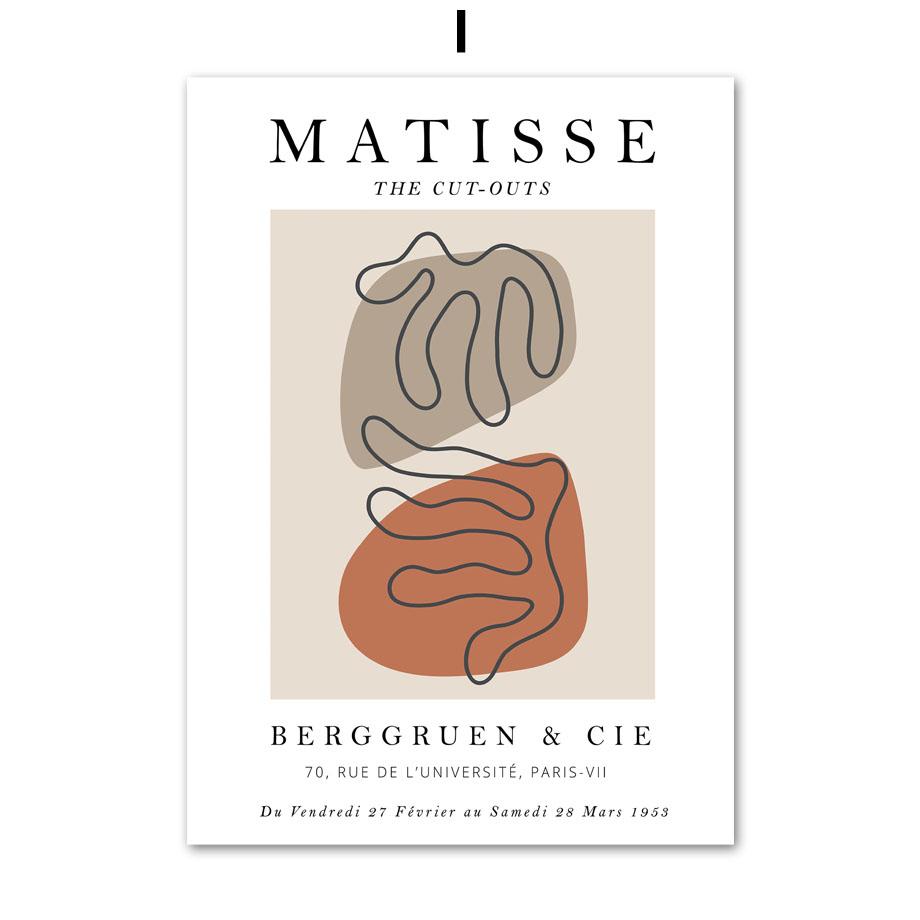 Абстрактные Матисс пышное тело женщина лист растения плакаты на скандинавскую тему и принты настенная живопись на холсте Декор фотографии для гостиной