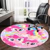 1pc My Little Pony2 Print Round Carpet Chair Round Carpet Suitable for Bedroom Living Room Home Decorative Carpet