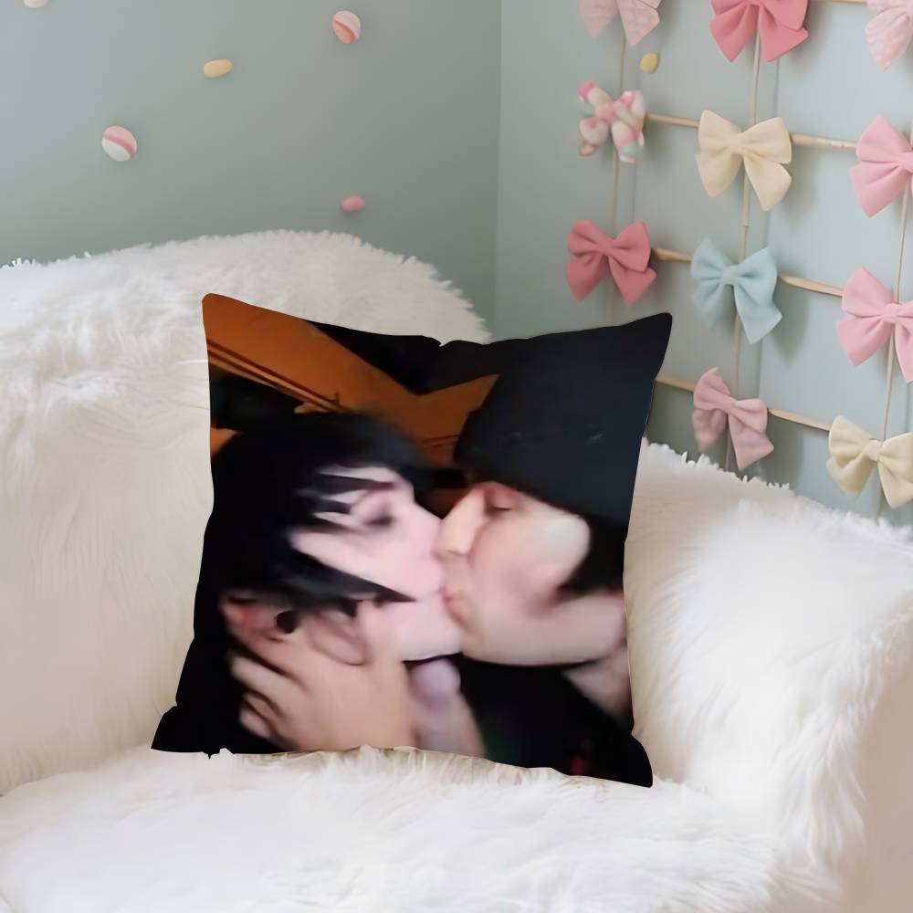 Cool HJake WebberJohnnie GGuilbertS Case Plush Fabric Soft Pillowcase Double Sided Print Cushion Cover Household Gifts