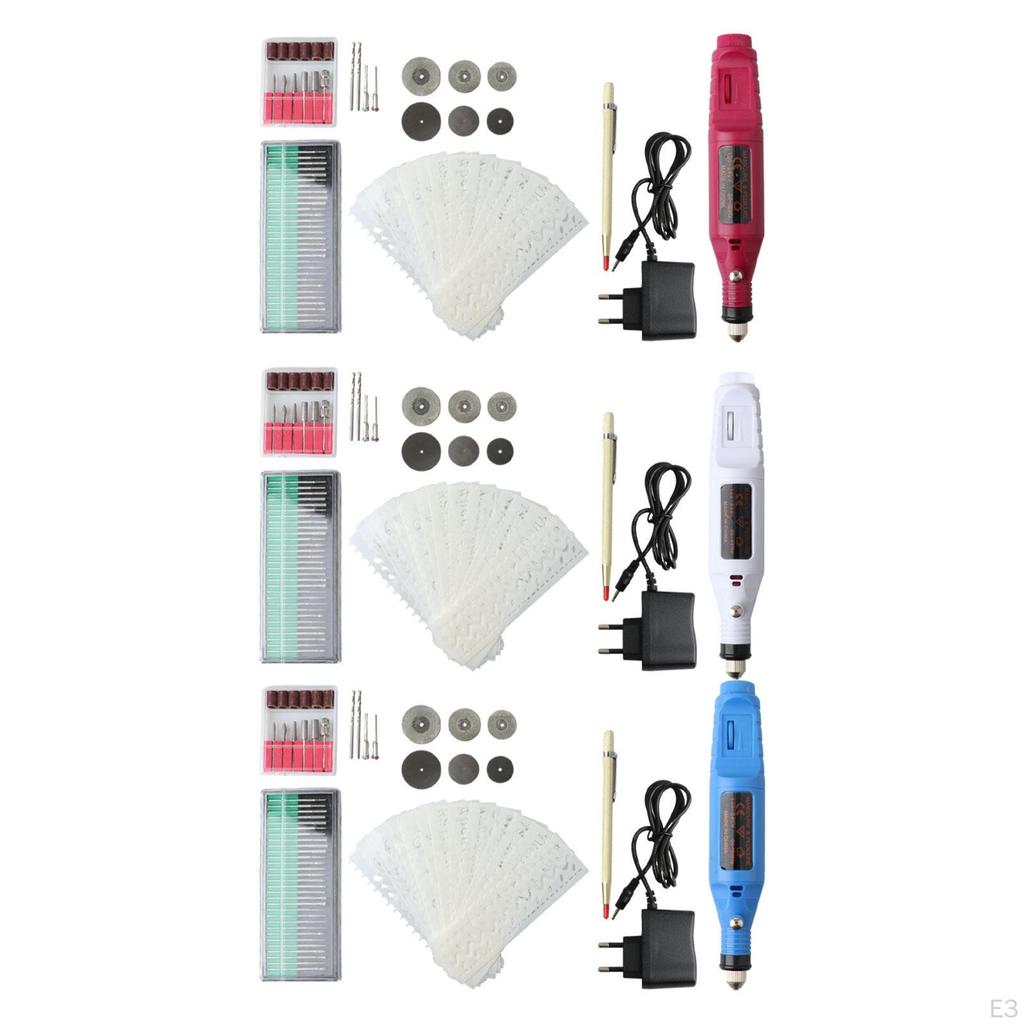 Электрическая маленькая гравировальная ручка для художественной полировки, насадки, гравер, травление, гравировка, белая