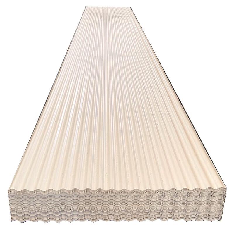 White Corrugated Steel Sheet