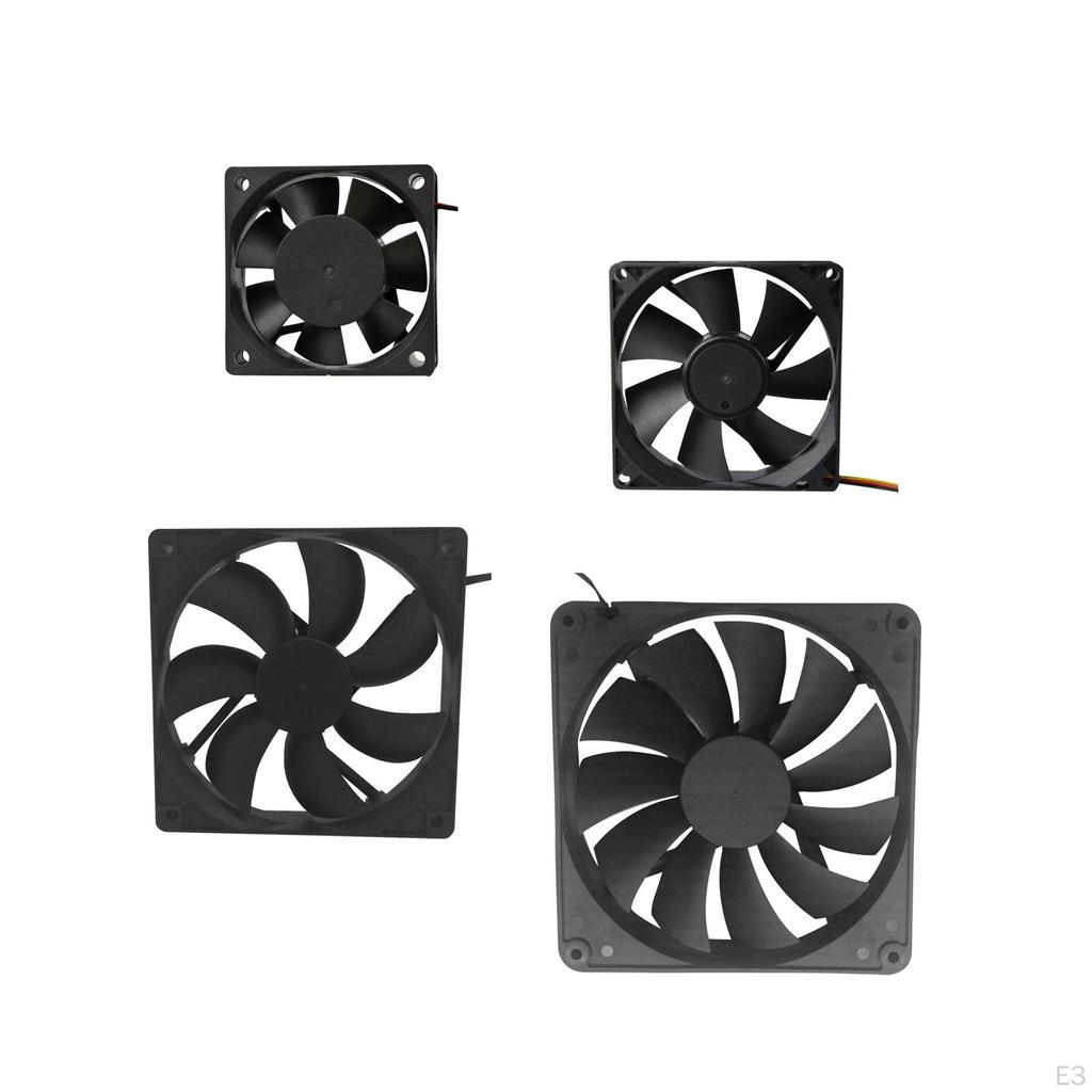 12V 24V Cooling Fan High Speed Multi-Purpose Replacement Case Exhaust for DVR Devices