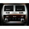 For BMW 5 Series G30 2018-  ABS Silver Rear Air Outlet Vent Frame Trim
