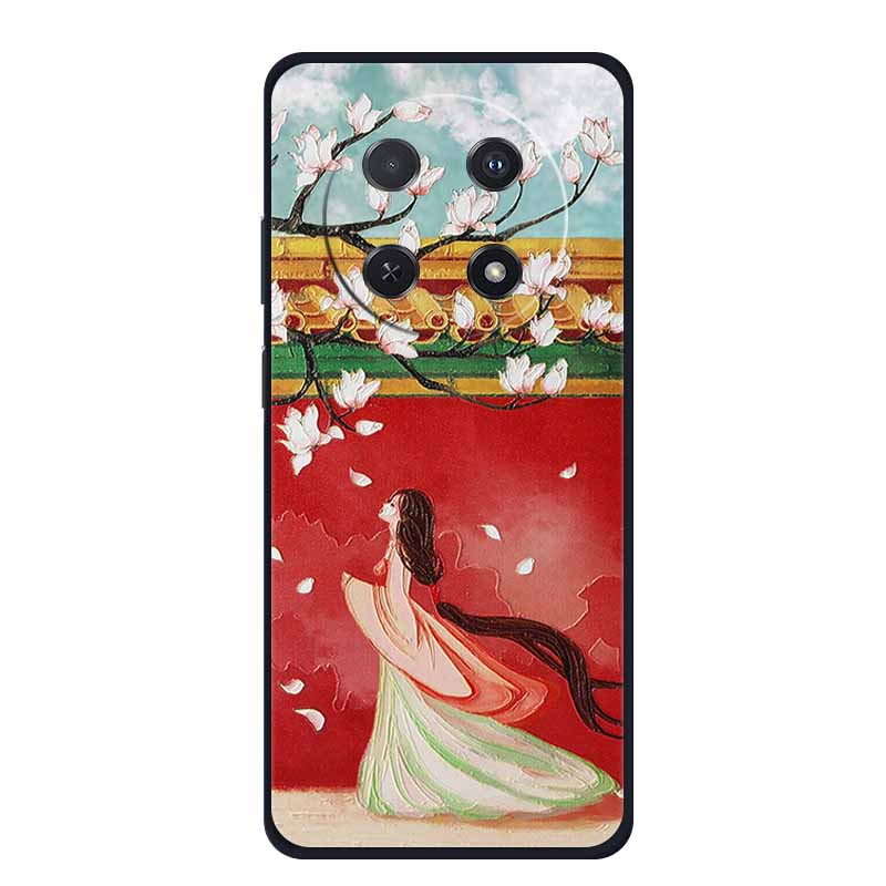 3D Тисненый Чехол Для Huawei Nova 14i Чехол Для Телефона Coque Цветы Силиконовый Мягкий Задний Чехол Для Huawei Nova 13i Y91 12i Чехол Funda Para