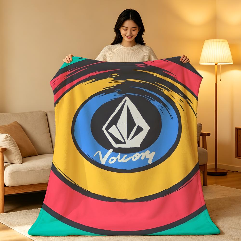 Бренд V-Volcom Плед Throw Высокой Плотности Короткий Плюш Мягкий Гипоаллергенный для Дивана Дремоты Кондиционируемой Комнаты