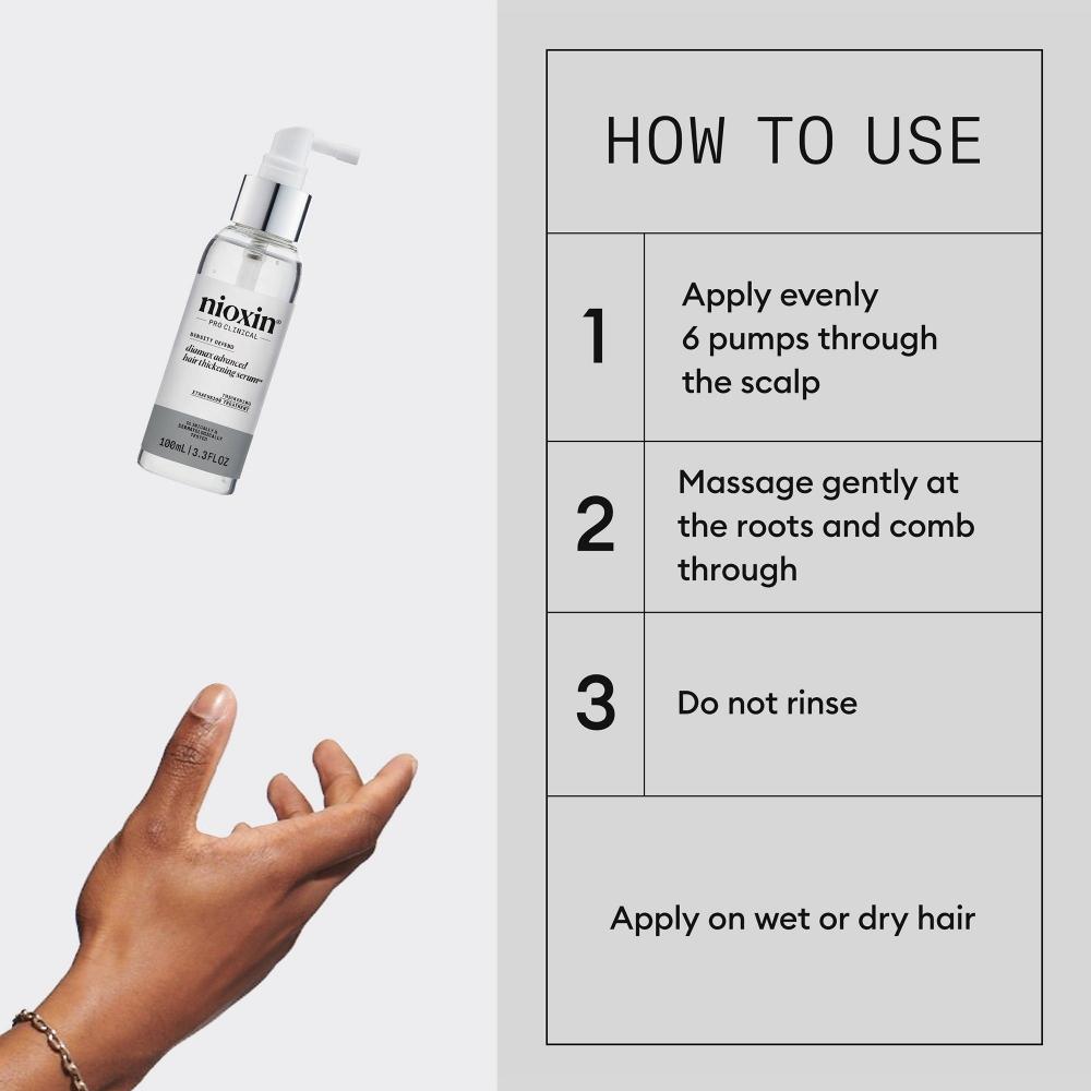 Nioxin Diamax Advanced Сыворотка для густоты волос 3,3 унции