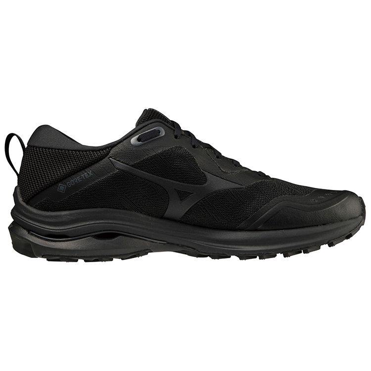 Mizuno Wave Rider Удобная ткань Нескользящие Прочные Дышащие Низкие Повседневные Кроссовки для Бега Мужские Кроссовки Черные J1GC217915