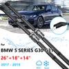 3x для BMW 5 серии G30 G31 2017 ~ 520i 523i 528i 530i 535i 550i передние и задние щетки стеклоочистителя, лобовое стекло, лобовое стекло