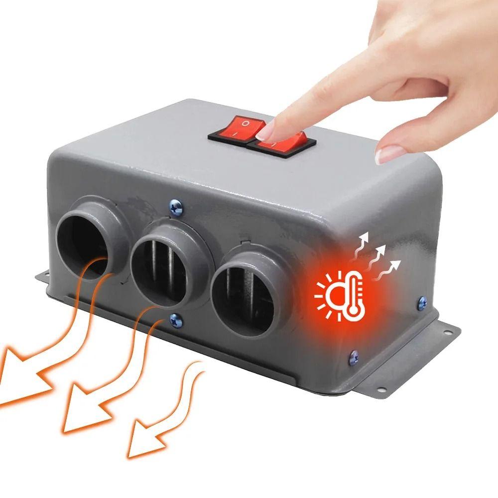 600W‑800W Car Heater 12V/24V Portable Demister Defroster Electric Heater Fan Winter Fast Heating