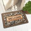 Pattern Welcome Door Mat Anti Slip Floor Mat Indoor and Outdoor Entrance Carpet Home Decoration Skid Resistant Carpet