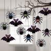 Ghost Halloween Paper Hanging Pendant Witch Pumpkin Home Decoration Halloween Party Prop  Party