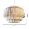 Handcrafted Boho Macrame Pendant Light Fixture for Modern Home Decor