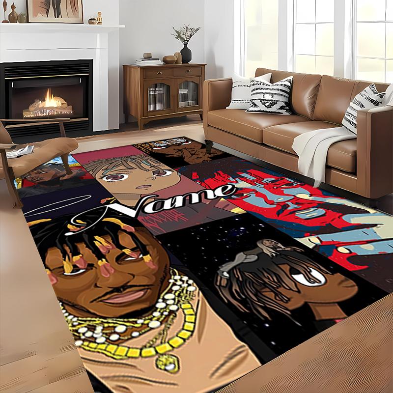 Custom personalization Juice WRLD Area Rug - Perfect For Kitchen, Bathroom,Laundry Room Decor Large Size Available,Gift All Seasons