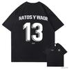 Футболка NATOS WAOR Merch 2025 Tour для мужчин и женщин, хип-хоп, уличная одежда, оверсайз, 100% хлопок, футболка NW5